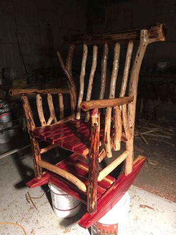 Sticks & Stones hand-notched cedar log cabin work