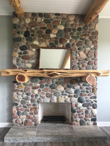 Sticks & Stones hand-notched cedar log cabin work