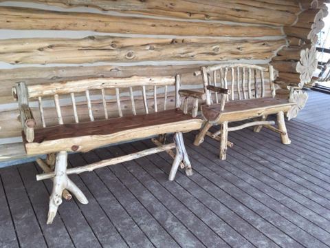 Sticks & Stones hand-notched cedar log cabin work