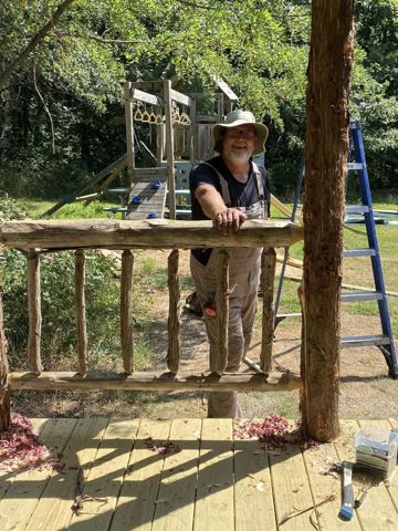 Sticks & Stones hand-notched cedar log cabin work