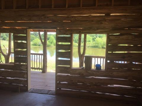 Sticks & Stones hand-notched cedar log cabin work