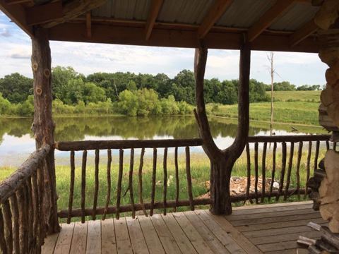 Sticks & Stones hand-notched cedar log cabin work