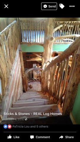 Sticks & Stones hand-notched cedar log cabin work
