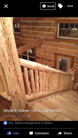 Sticks & Stones hand-notched cedar log cabin work